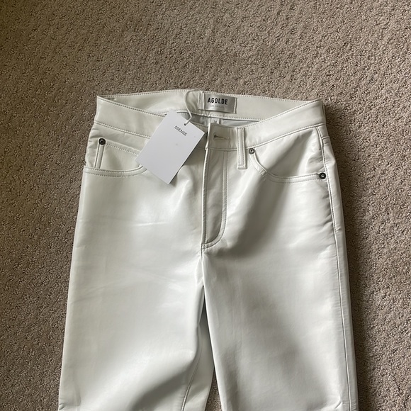 lyle recycled leather agolde pants - Picture 5 of 8